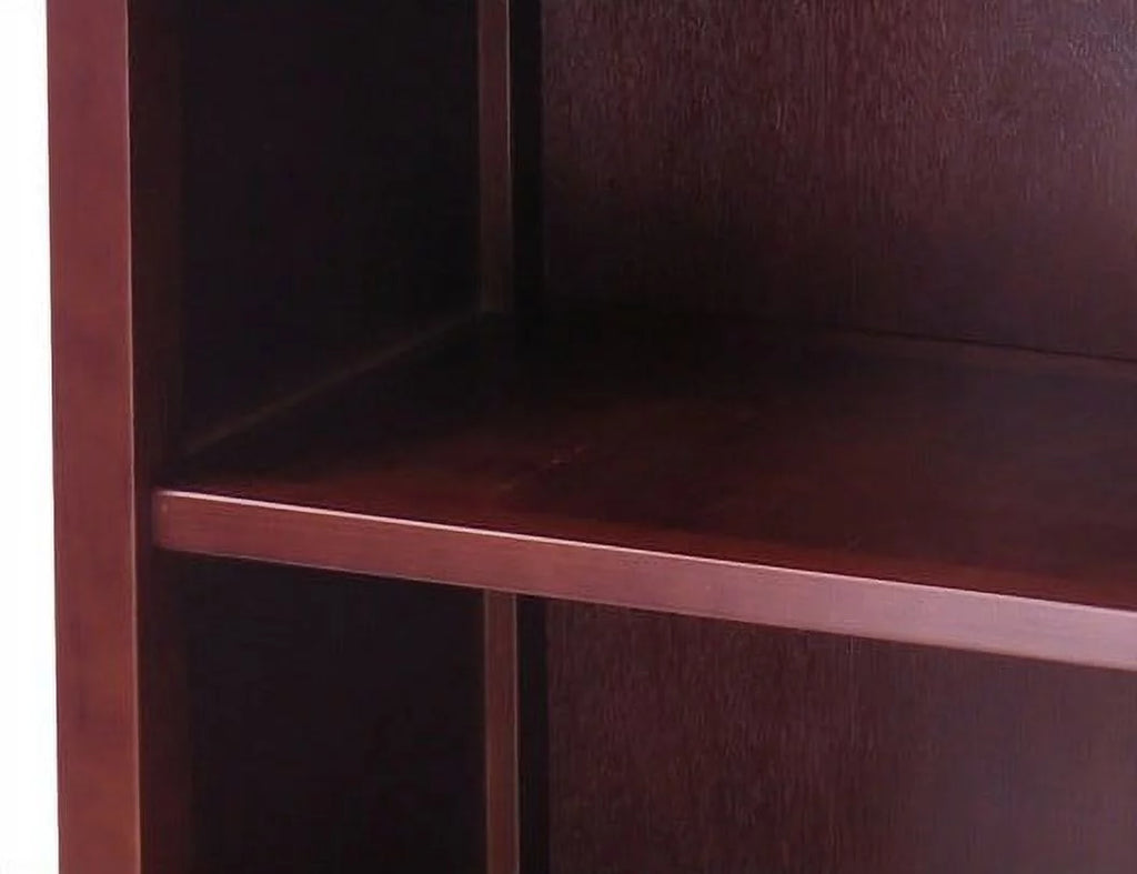 Walnut Finish 2-Section Storage Shelf K827671