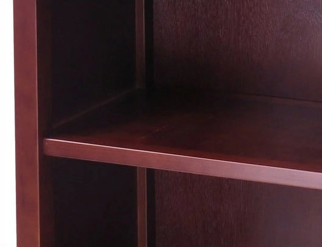 Walnut Finish 2-Section Storage Shelf K827671