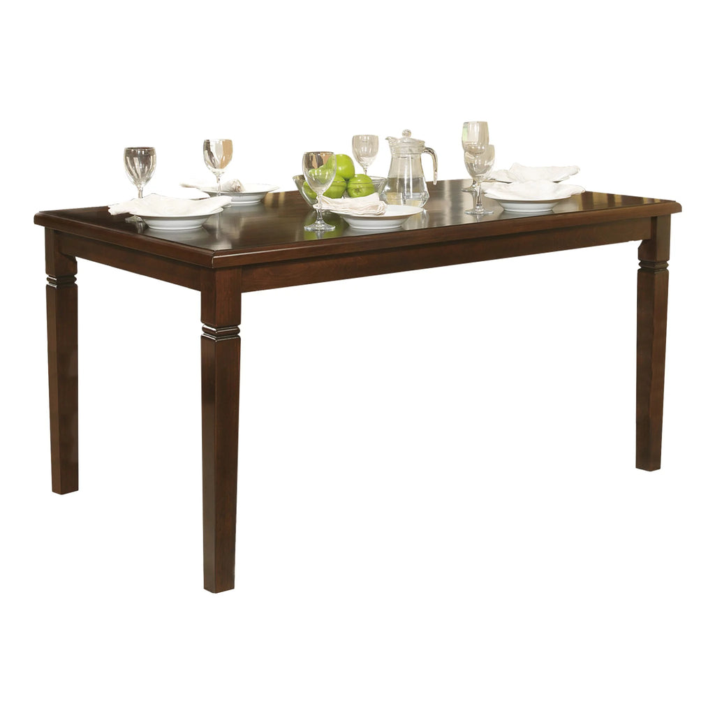 6pc Dining Furniture Set with Bench and 4 Side Chairs Y262