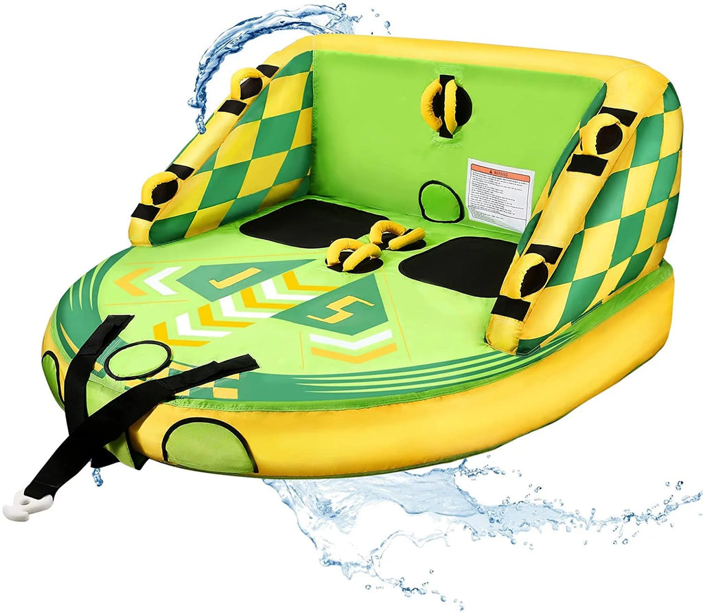 Inflatable Towable Tube with EVA Foam Seat Pads V64911