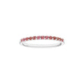 14k White Gold Pink Tourmaline Stackable Ring J788772