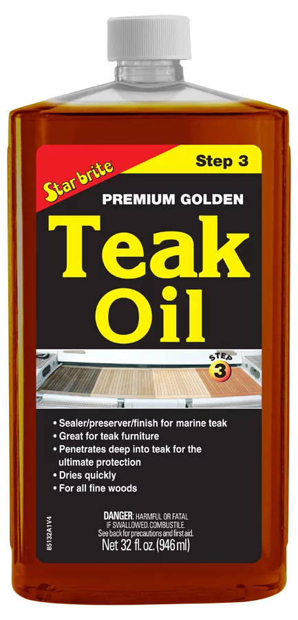 Golden Teak Oil Wood Furniture 32oz V118777