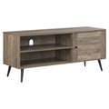 Rustic Oak Black TV Stand X7391