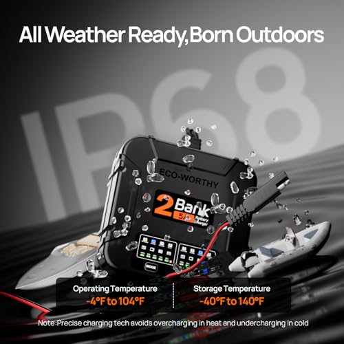 10A IP68 Waterproof 12V Marine Battery Charger R1110