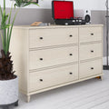 Ivory Oak 6-Drawer Dresser F7030