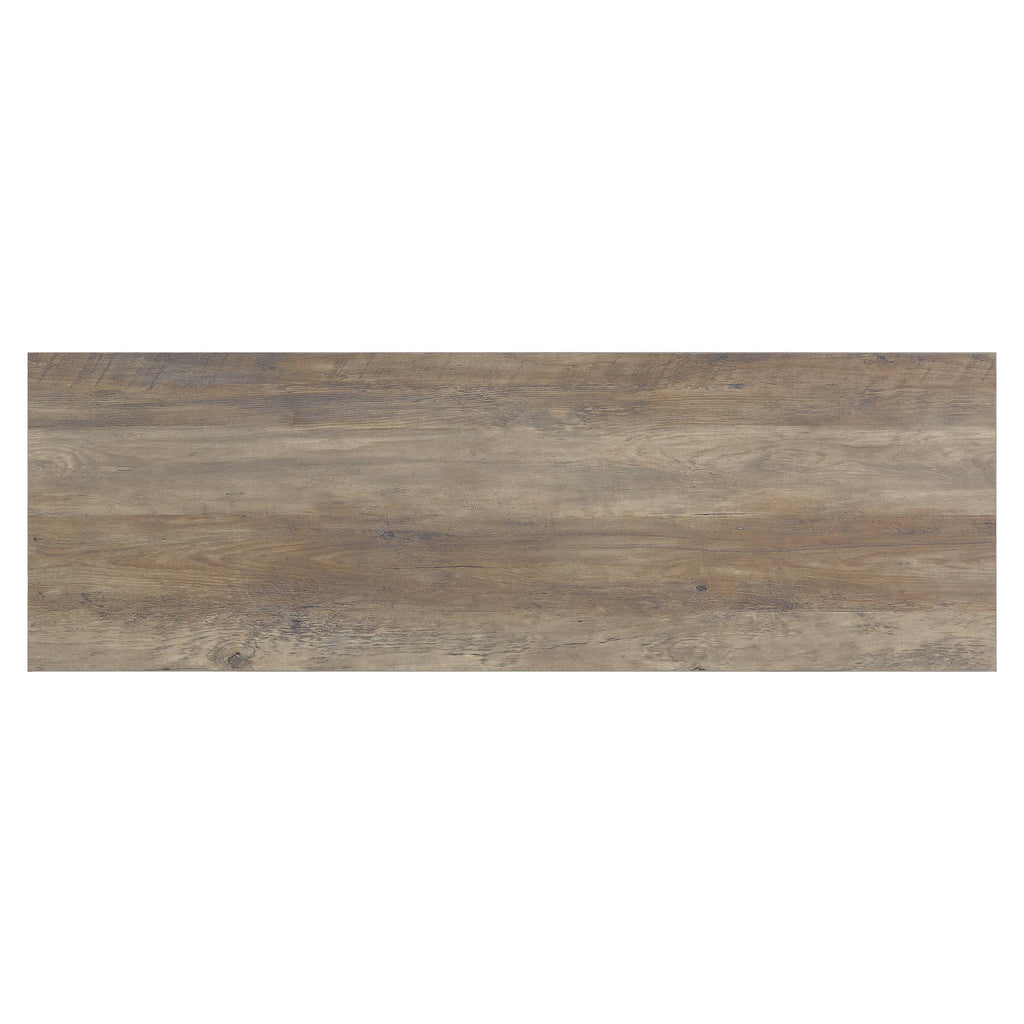 Rustic Oak Black TV Stand X7391