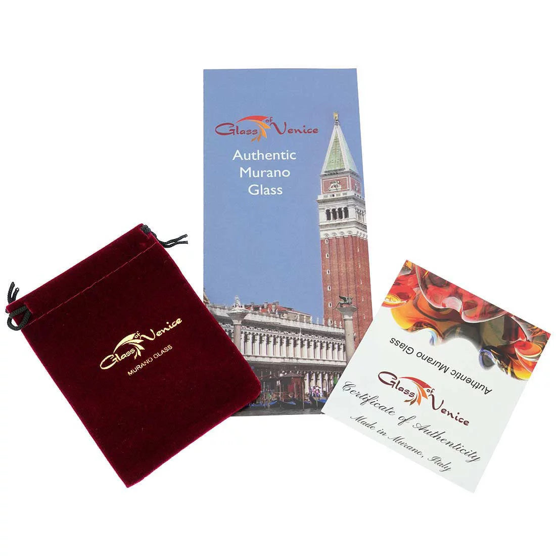 Murano Glass Heart Keychain R793