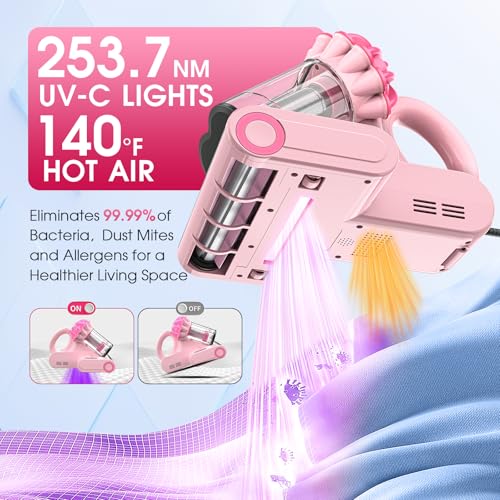 550W 18Kpa Corded Handheld Mattress Vacuum Cleaner R379