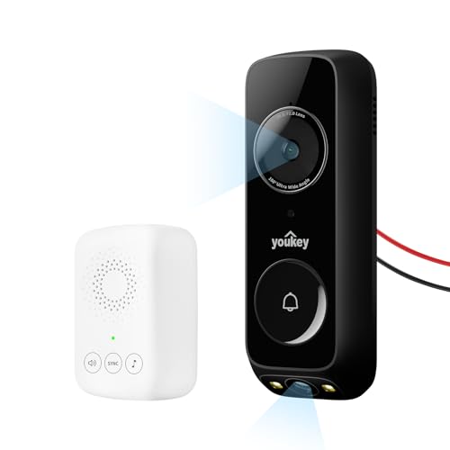 Wired Doorbell Camera with Chime J37108