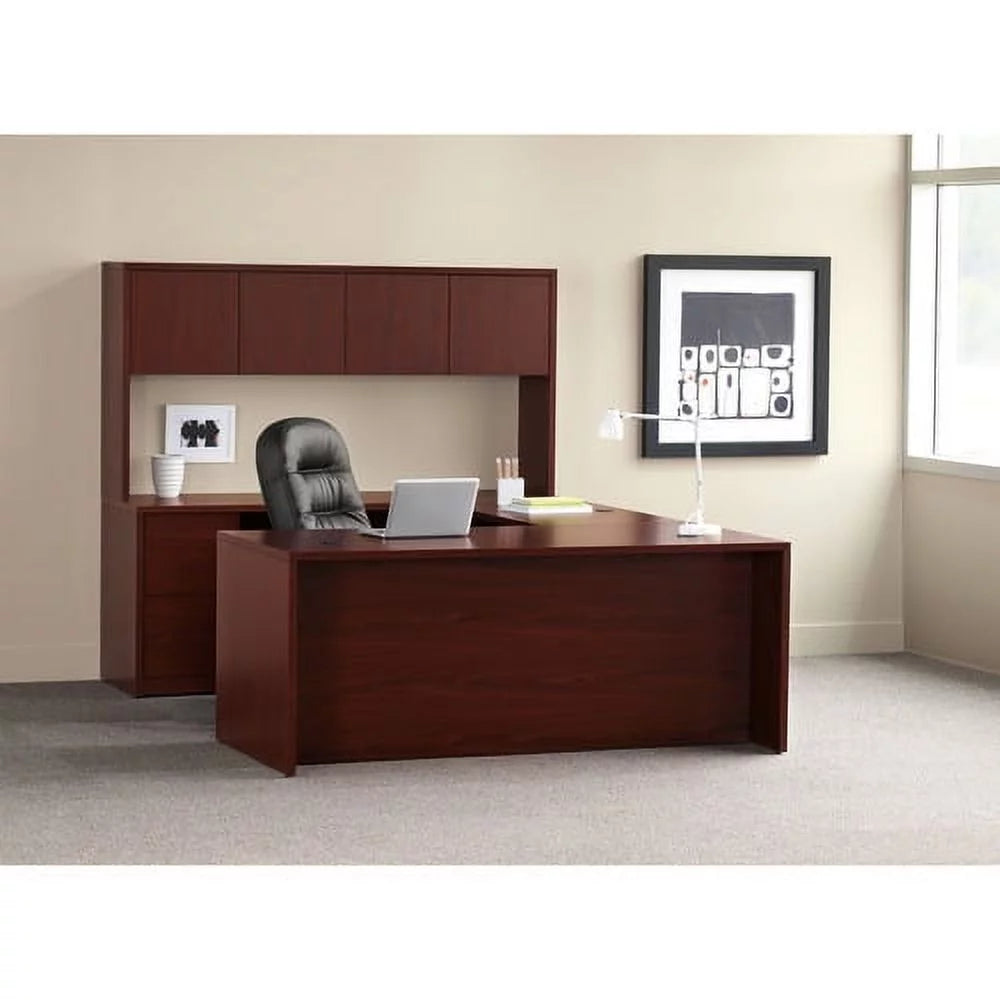 2 Drawer Mahogany Laminate Wood File Cabinet X595692