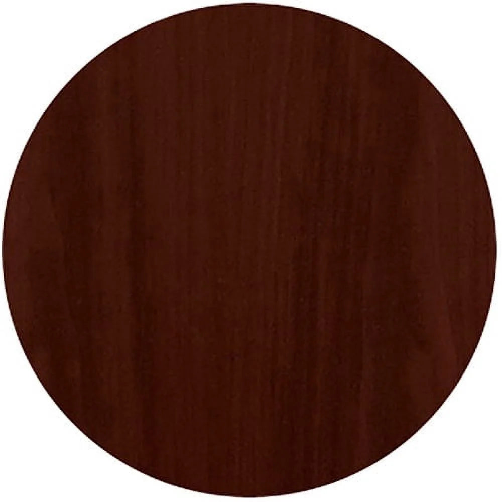 2 Drawer Mahogany Laminate Wood File Cabinet X595692
