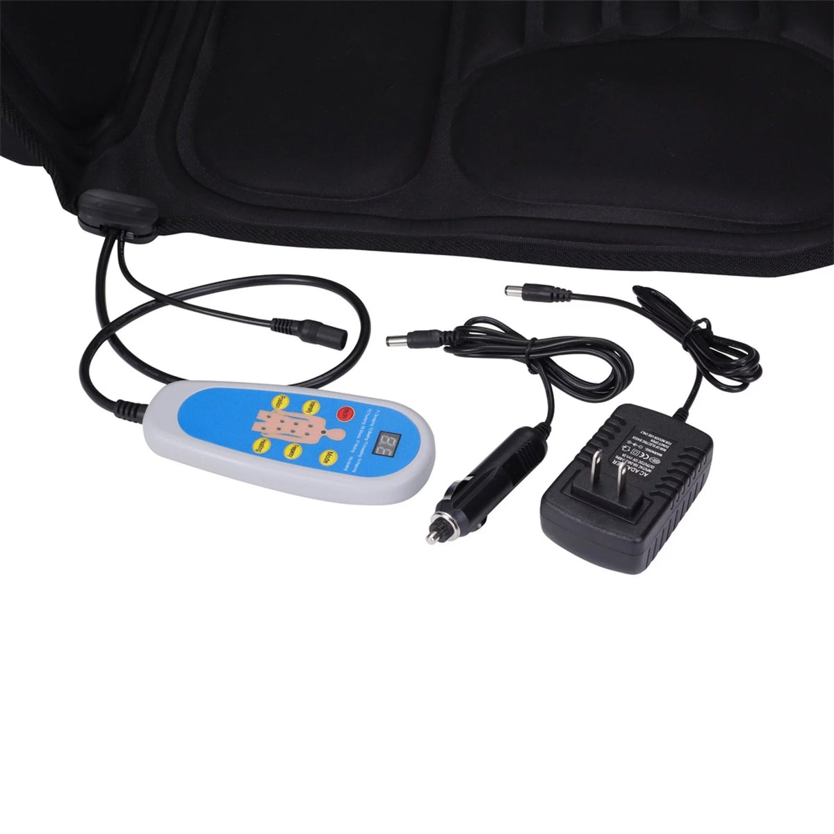 8 Mode Heated Electric Kneading Massage Seat Cushion Y72671