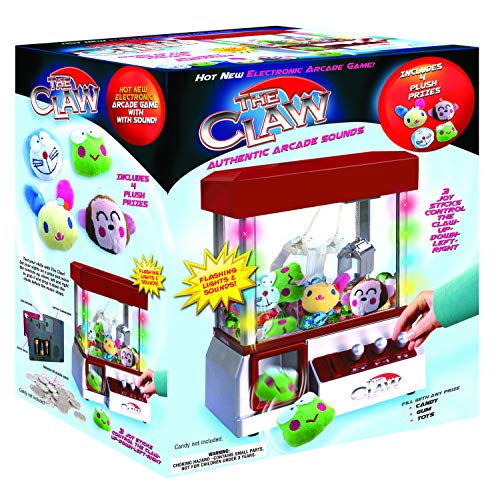 Electronic Claw Toy Grabber Machine with 4 Animal Plush T2030