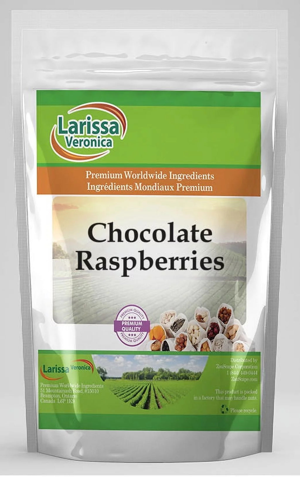 Dark Chocolate Covered Raspberries, 16 oz Q200272