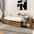 Industrial Storage Bed with Drawers Full Size T611064
