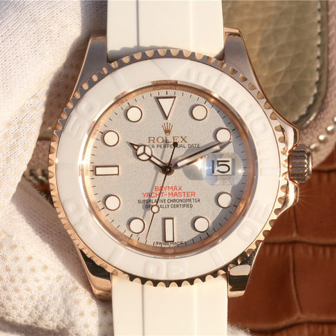 Rose Gold Mix White 40mm P4329