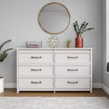 Rustic 6 Drawer Dresser G4711