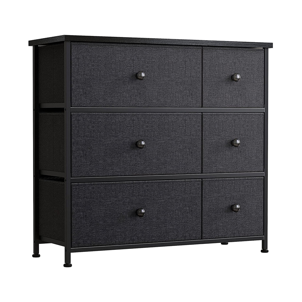 6 Drawer Steel Frame Storage Organizer Dresser O917