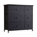 6 Drawer Steel Frame Storage Organizer Dresser O917