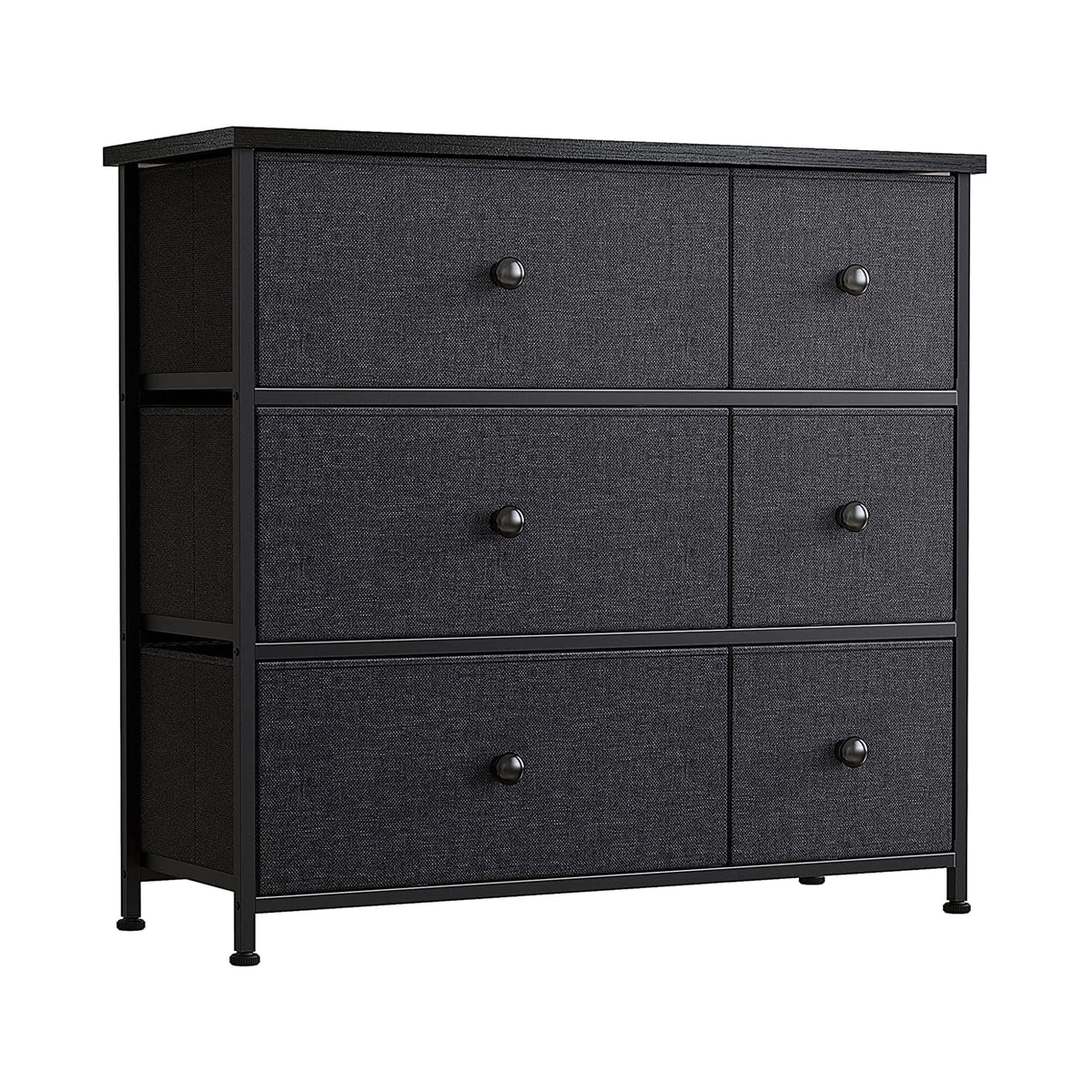 6 Drawer Steel Frame Storage Organizer Dresser O917