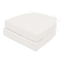 Waterproof Memory Foam Outdoor Chair Cushions Set of 2, 18x18x3 Inch, Blue Z746461