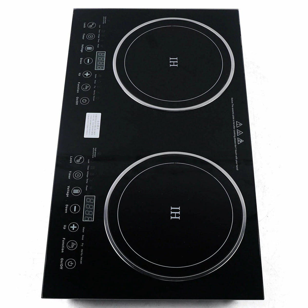 2600W 110V Double Burners Induction Cooktop V38817