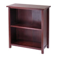 Walnut Finish 2-Section Storage Shelf K827671
