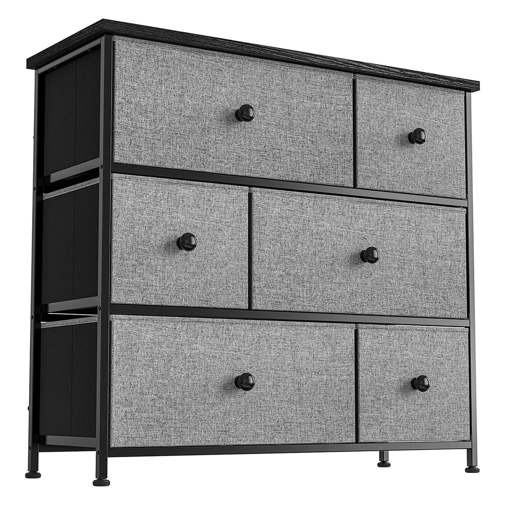 6 Drawer Steel Frame Storage Organizer Dresser O917