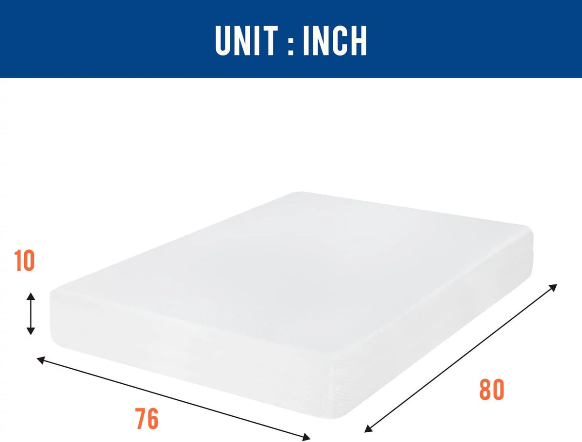 6 Inch Gel Memory Foam Medium Firm Twin Mattress J7917