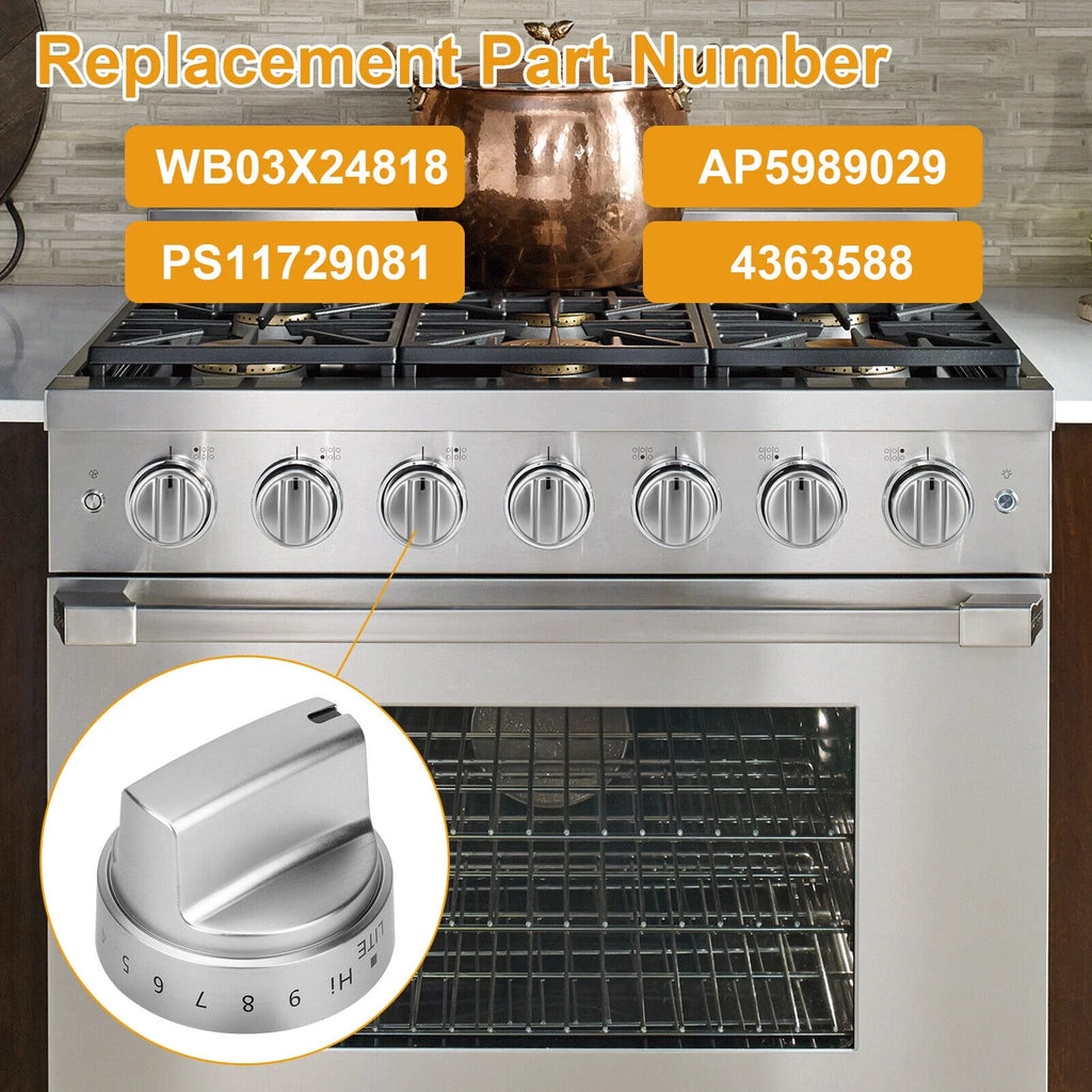 Stainless Steel Control Knobs C40032