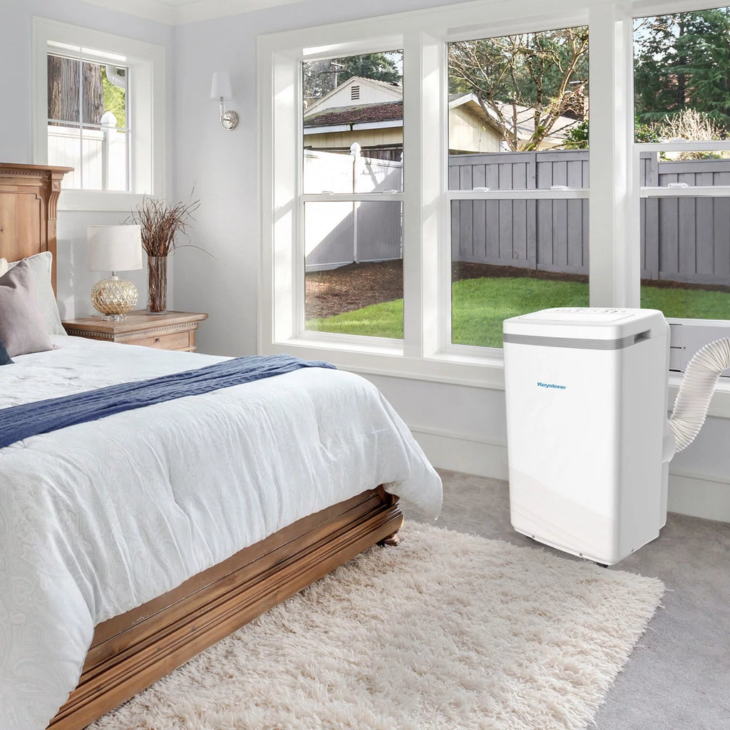 6,500 BTU 115-Volt Portable Air Conditioner White I625