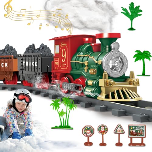 Electric Train Set with Smoke Light & Sound O344