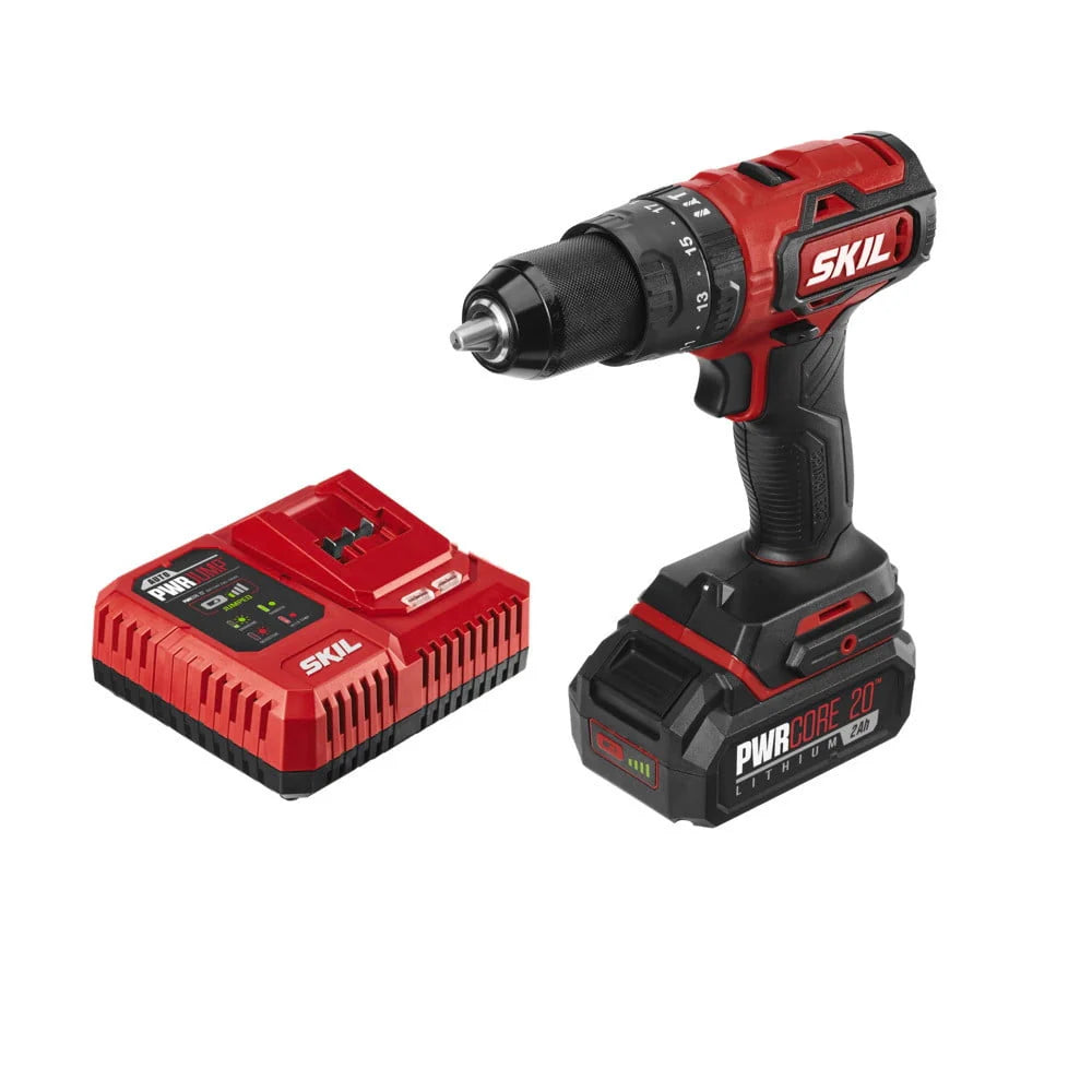 Brushless 20V Cordless Drill Driver and Circular Saw Kit Set with 4.0Ah Battery I85257