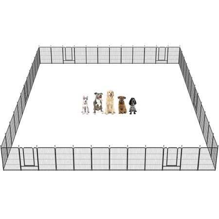 48 Panels 32 inch Height Dog Playpen with Doors J240343