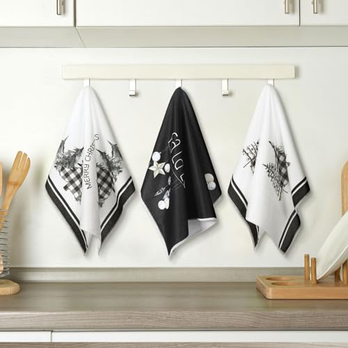 6 Pcs Christmas Kitchen Towels 16x24 Inch C4470