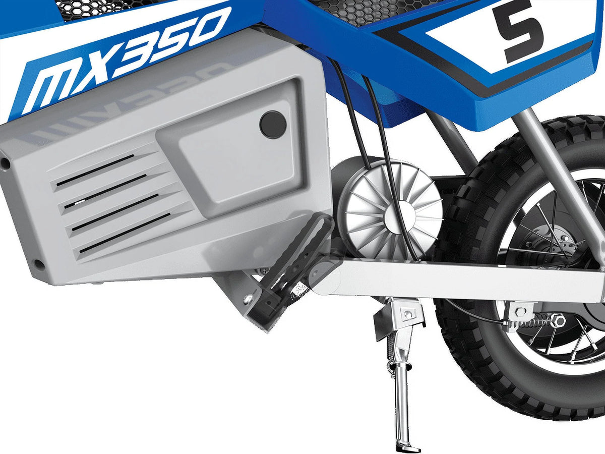 Blue 24V Electric-Powered Dirt Bike X39271
