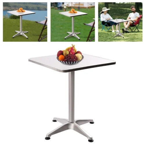 Portable Square Flip-up Aluminum Table M7530