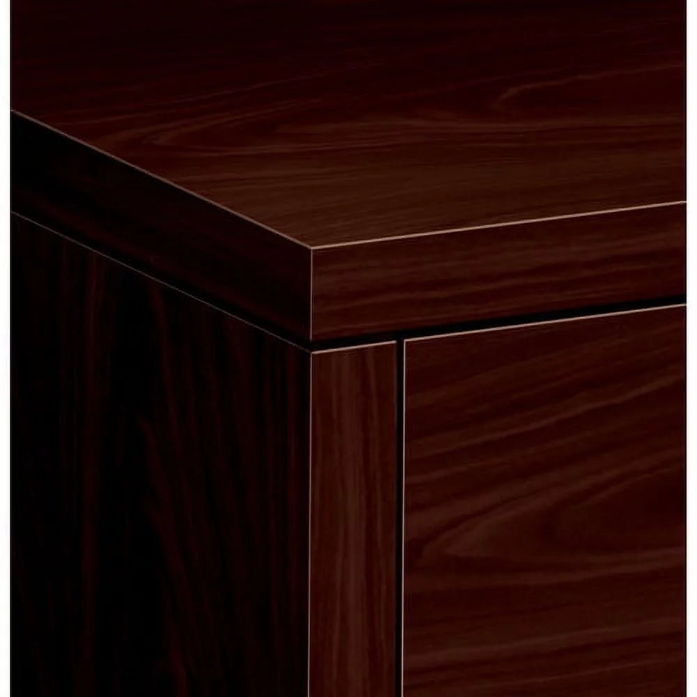 2 Drawer Mahogany Laminate Wood File Cabinet X595692